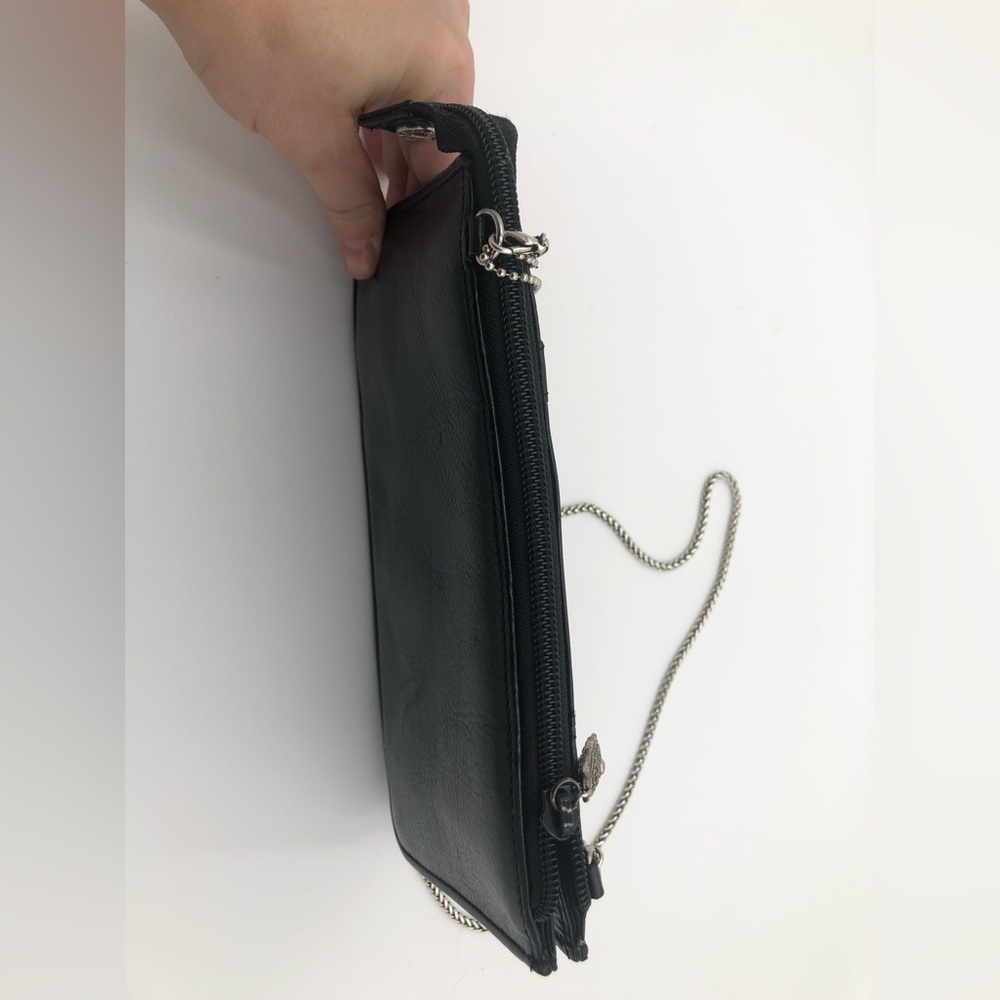 BRIGHTON leather crossbody, chain strap 💞 - Picture 5 of 10